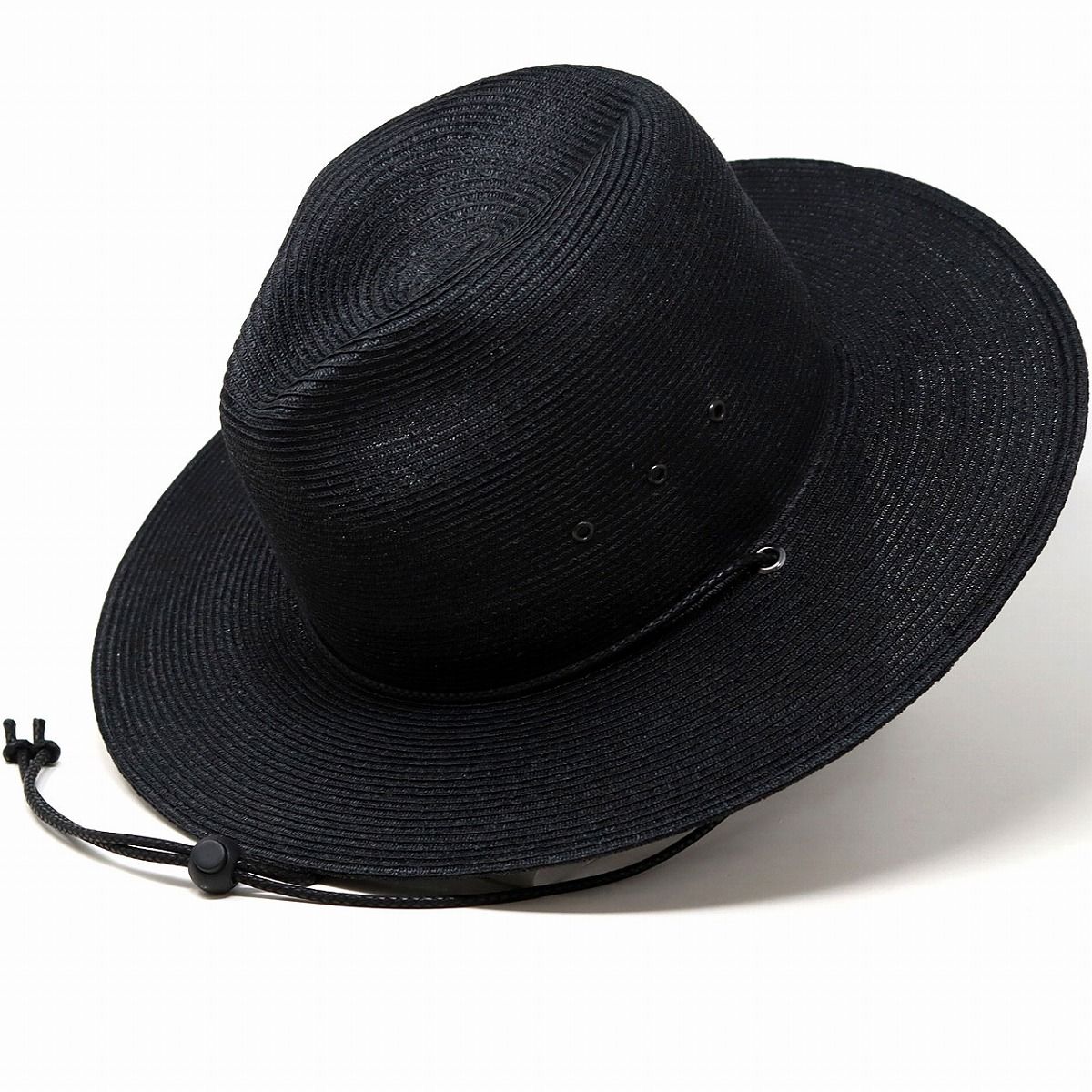 STETSON (ステットソン)テンガロンハット 麦わら カウボーイハット ハット 中折れハット メンズ つば広ハット メンズ メンズハット夏用 紐付き帽子 黒 ブラック 【TB】