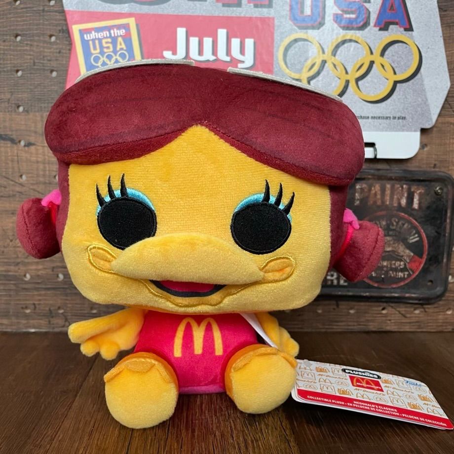 マクドナルド ぬいぐるみ バーディ Amazon.com: Funko Pop! Plush: McDonald's - Birdie, 7