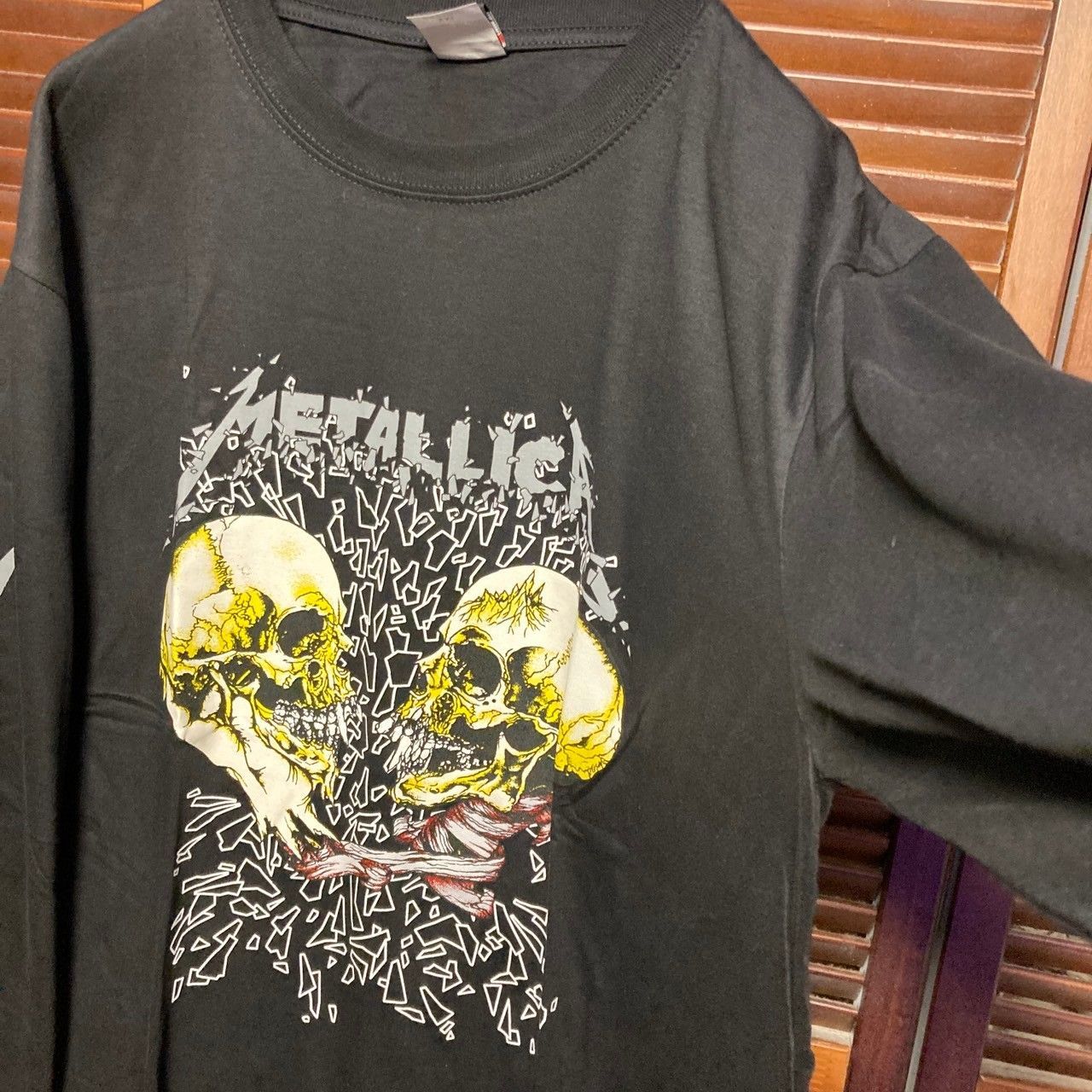 ⭐︎ メタリカ METALLICA 黒 長袖 Tシャツ ロンT バンド ロング 