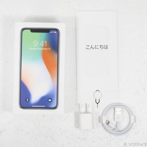 HOT，セール 〔中古品〕 iPhoneX 64GB シルバー MQAY2J／A SIM