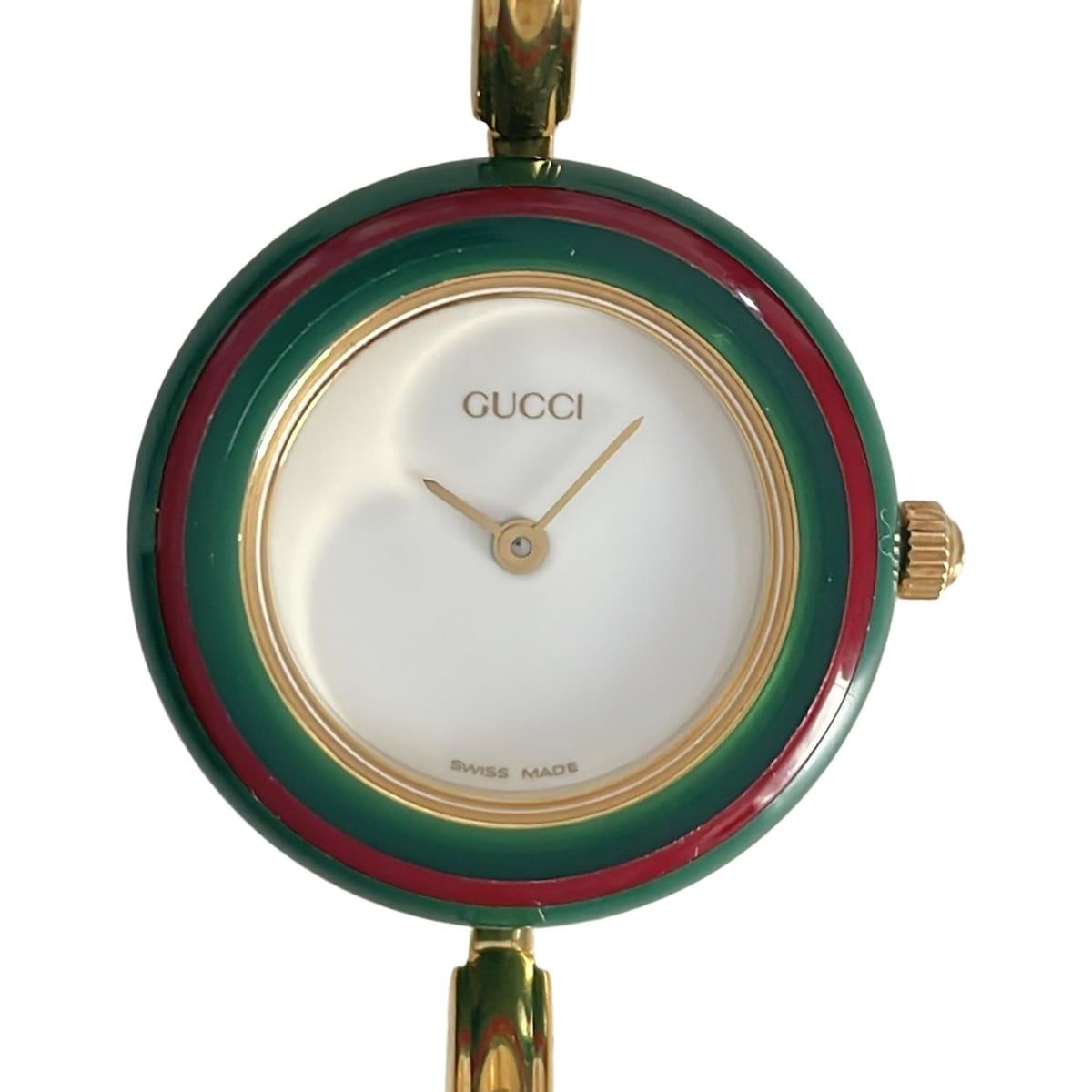 GUCCI グッチ 腕時計 ベゼルウォッチ 11|12.2 レディース 白