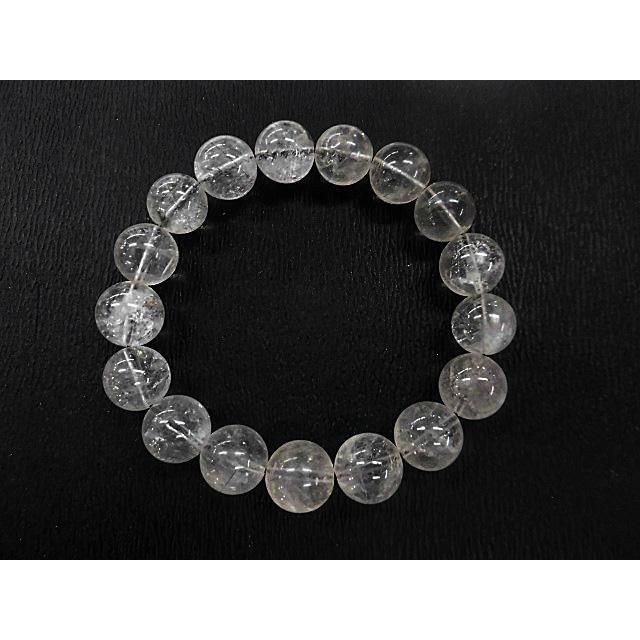 天然石 黒プラチナルチルブレスレット 内周18.5cm 240101370