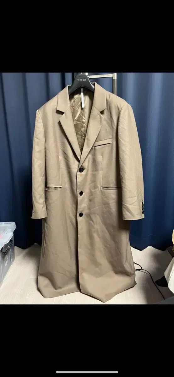 NOIRER ノイア ベージュ ロングコート 50 サイズ