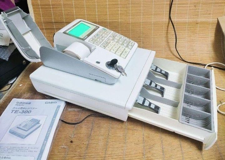 カシオレジスター　TE-300　 設定無料　 送料無料人気機種　913338 カシオレジスター TE-300 設定無料 送料無料人気機種 913338