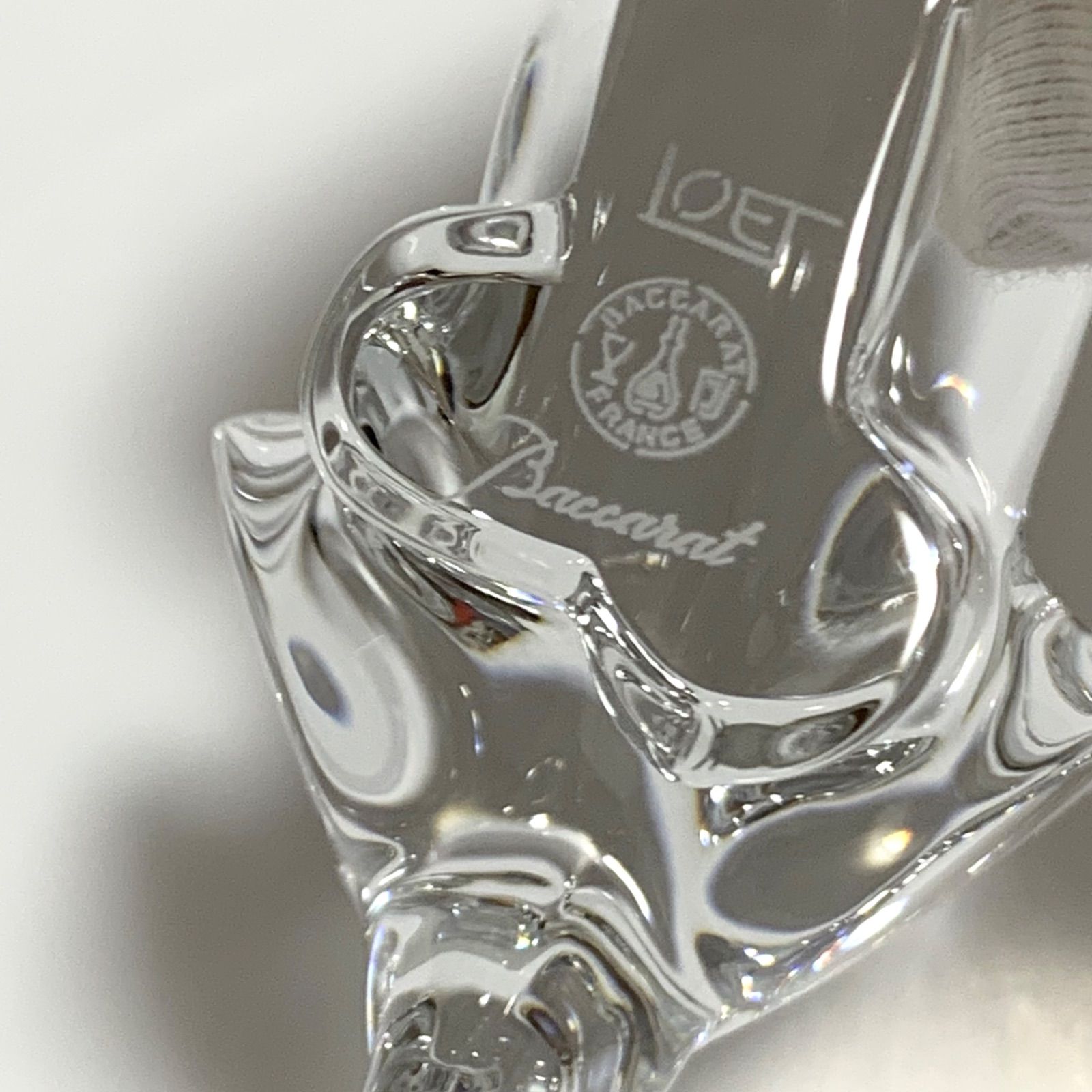 バカラ　象のオブジェ バカラ Baccarat 置物 エレファント ぞう フィギュリン