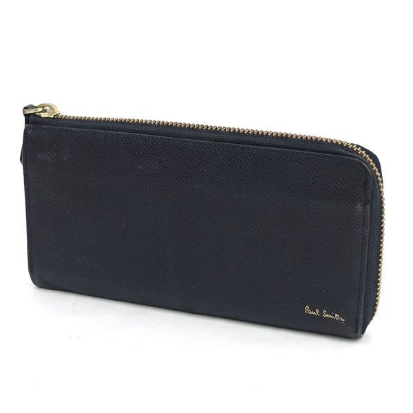 Paul Smith / ポールスミス ◇L字ファスナー長財布/レザー/ロゴ