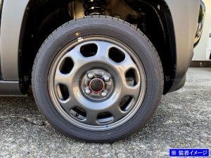 スクラムバン DG17V センターホイールキャップリング 4PC 赤 - メルカリ