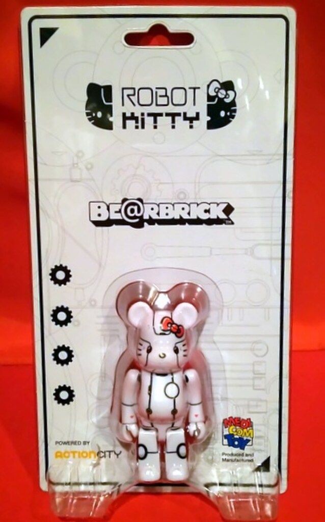 MEDICOMTOY BE@RBRICK 100% ROBOT KITTY白 100% - メルカリ