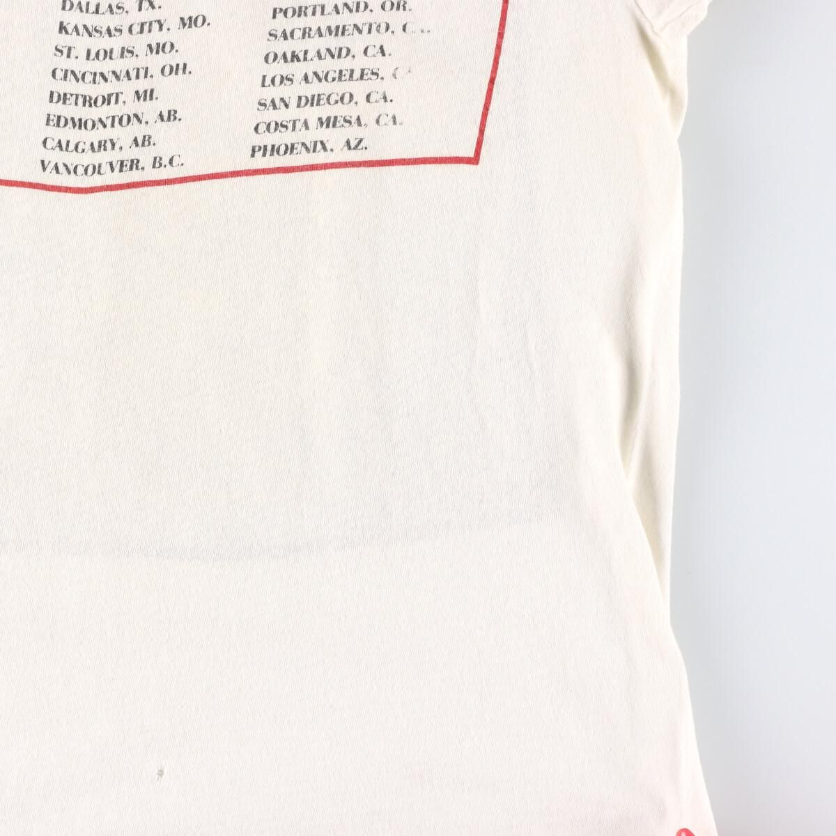 古着 90年代 ヘインズ Hanes RUSH ラッシュ PRESTO TOUR ツアー バンド 