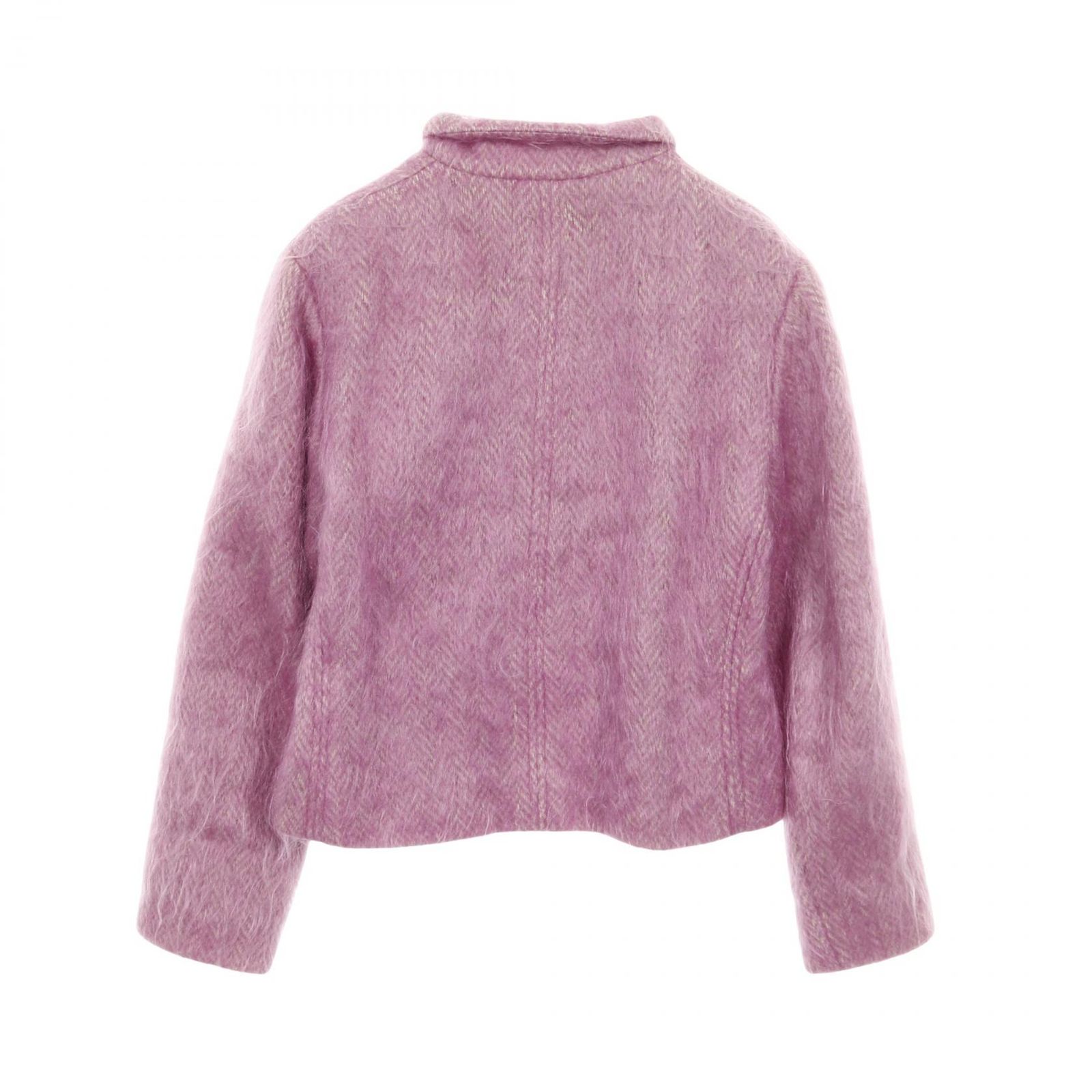 ジルサンダー JIL SANDER ジャケット パープル ウール ジャケット レディース Used A