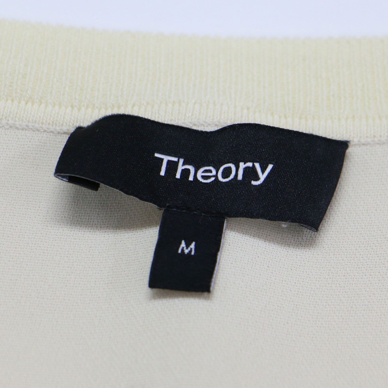 美品】Theory セオリー ブラック クルーネックニット Mサイズ