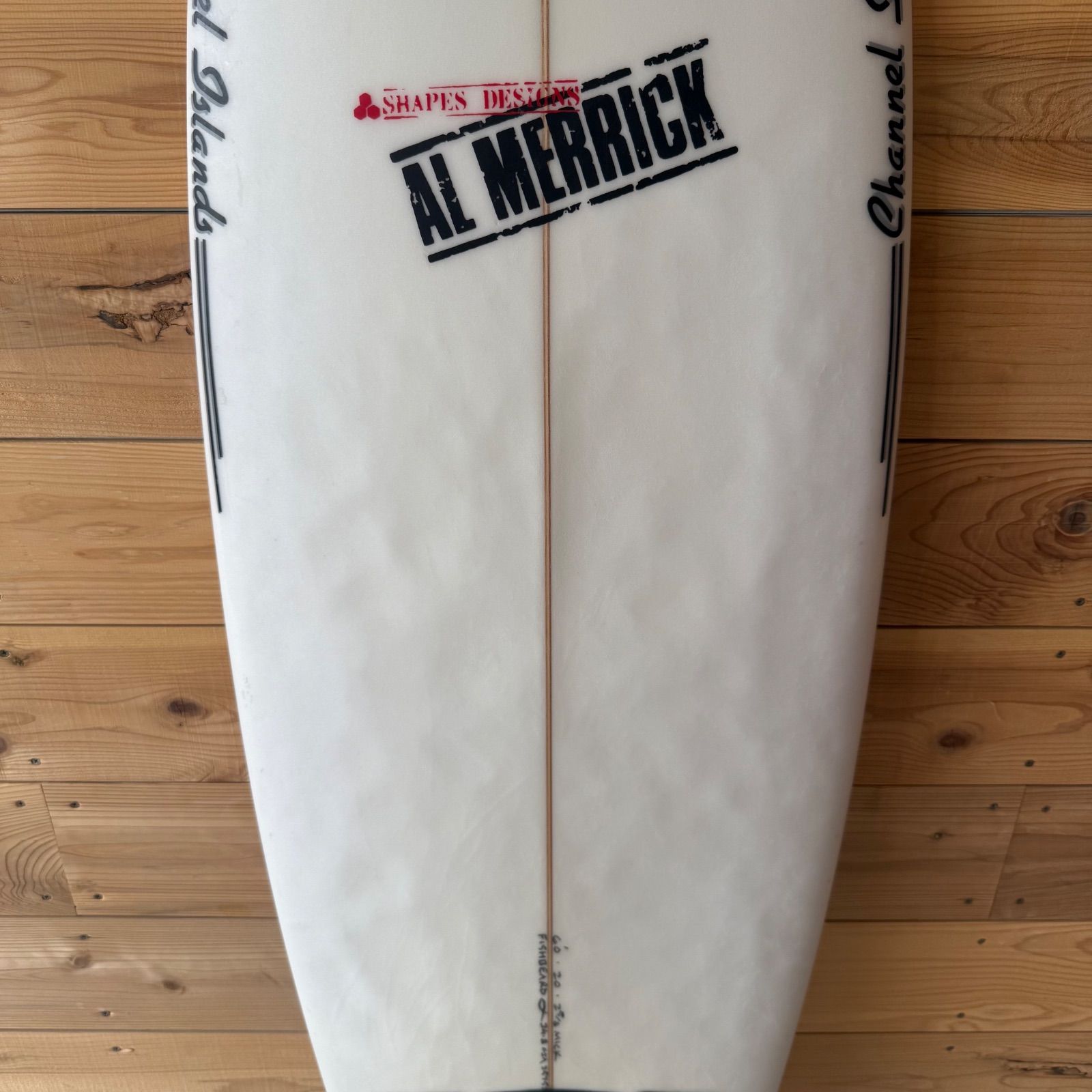 チャンネルアイランド アルメリック フィッシュベアード 6’0” フィン有り 中古 チャネルアイランド CHANNEL ISLANDS アルメリック