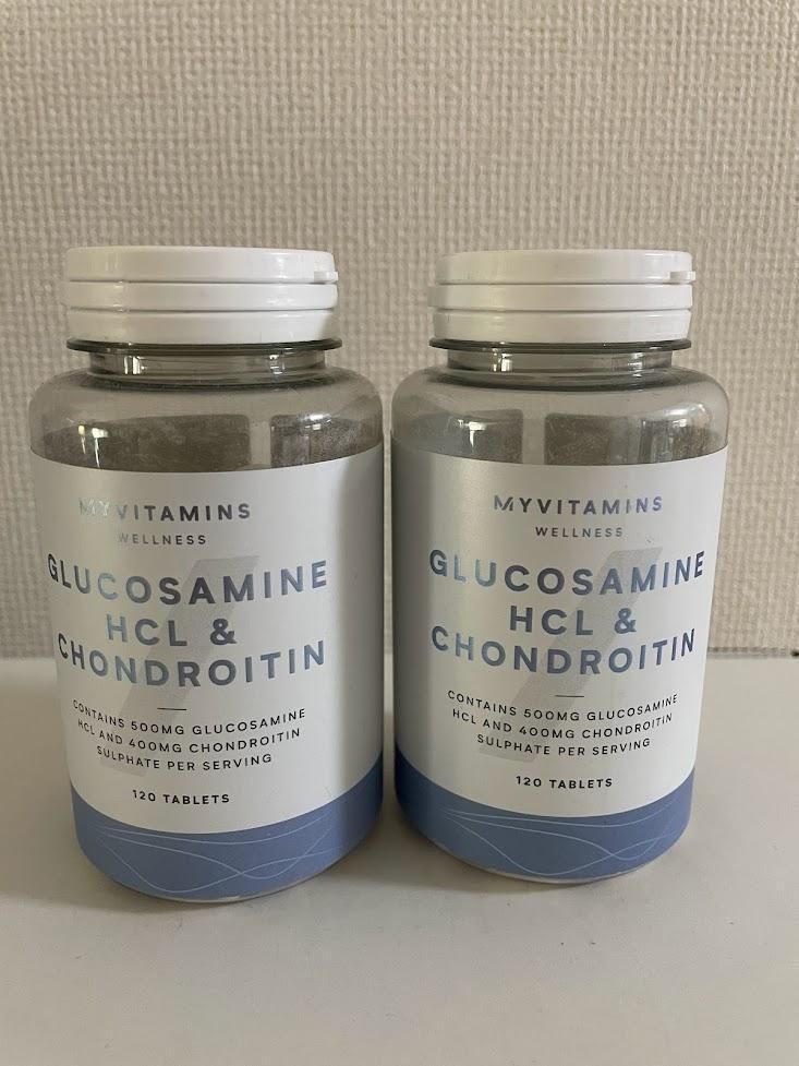 マイプロテイン グルコサミン HCL＆コンドロイチン 120錠 ×2