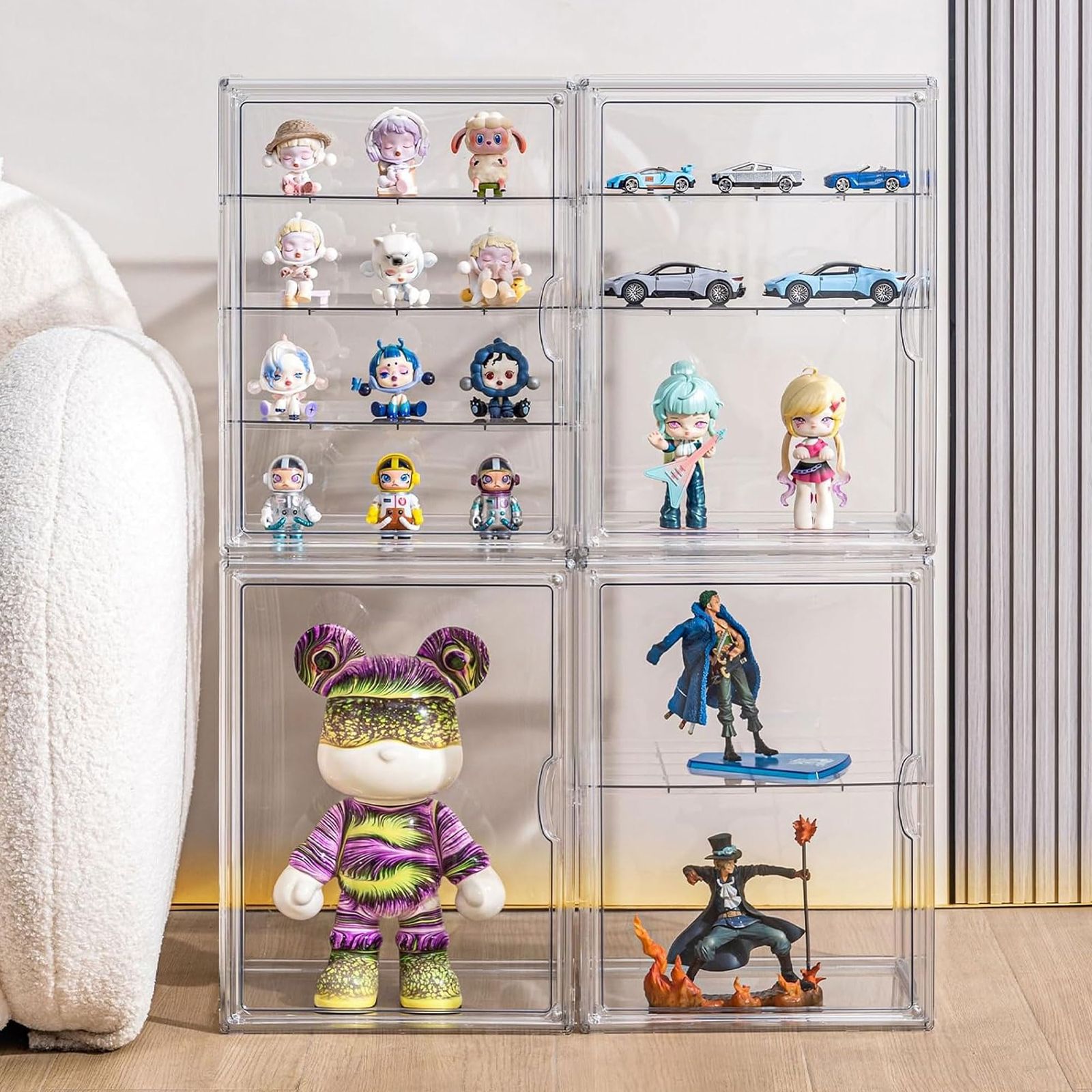 新品 フィギュアケース クリア アクリル ケースコレクションケース 棚 