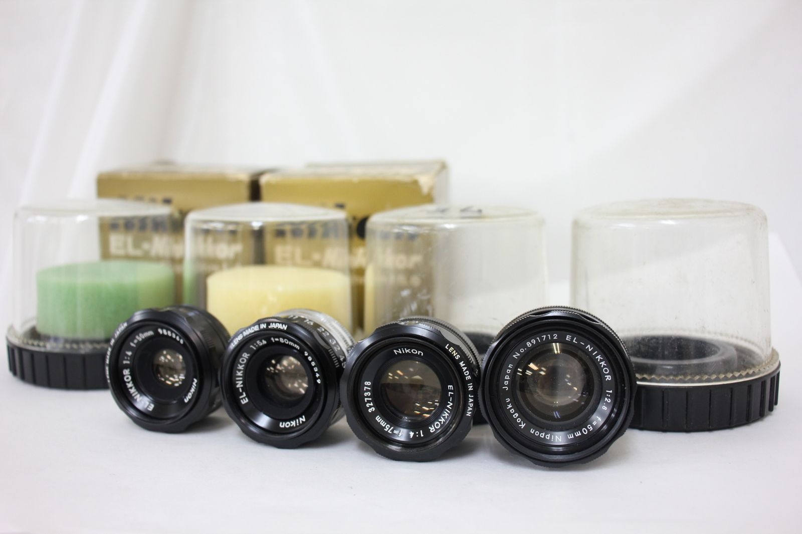 訳あり品】 【4点まとめ】【元箱付き】ニコン Nikon EL-NIKKOR 50mm F4