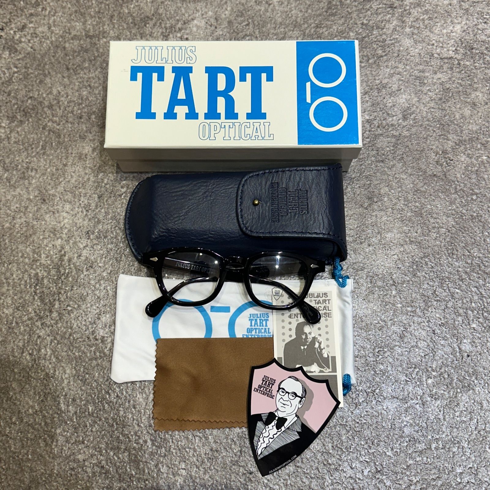 JULIUS TART OPTICAL AR エーアール サングラス メガネ ジュリアスタートオプティカル ブラック PL-002A 1220M4