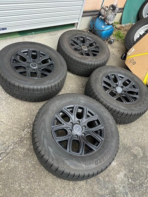 150プラド　スタッドレス　アルミ　4本セット　ランドクルーザープラド　265/65R17