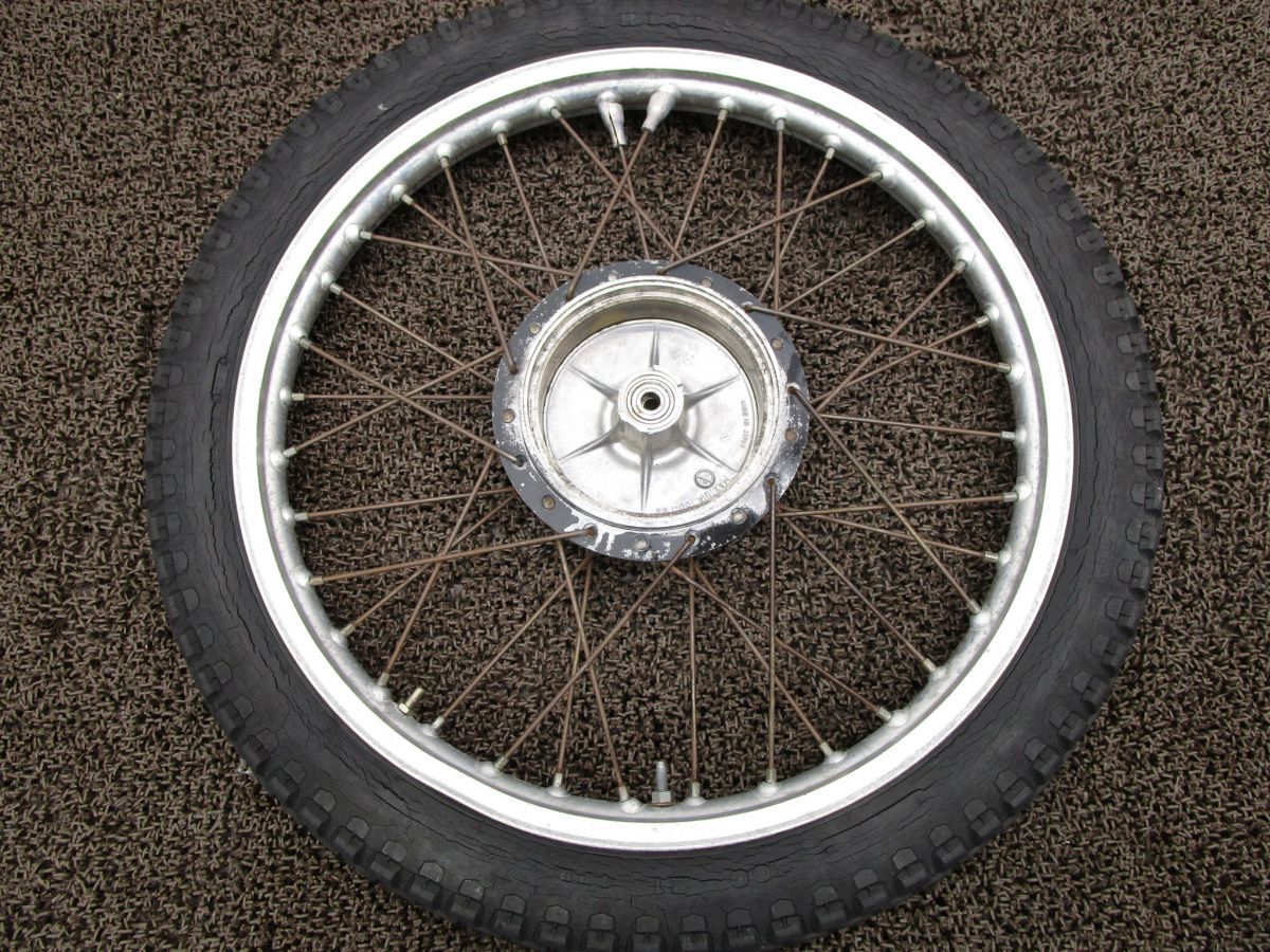 TS250 TAKASAGO フロントホイール □A6984 TS2504 スズキ TS2504 キャブ車 動画有