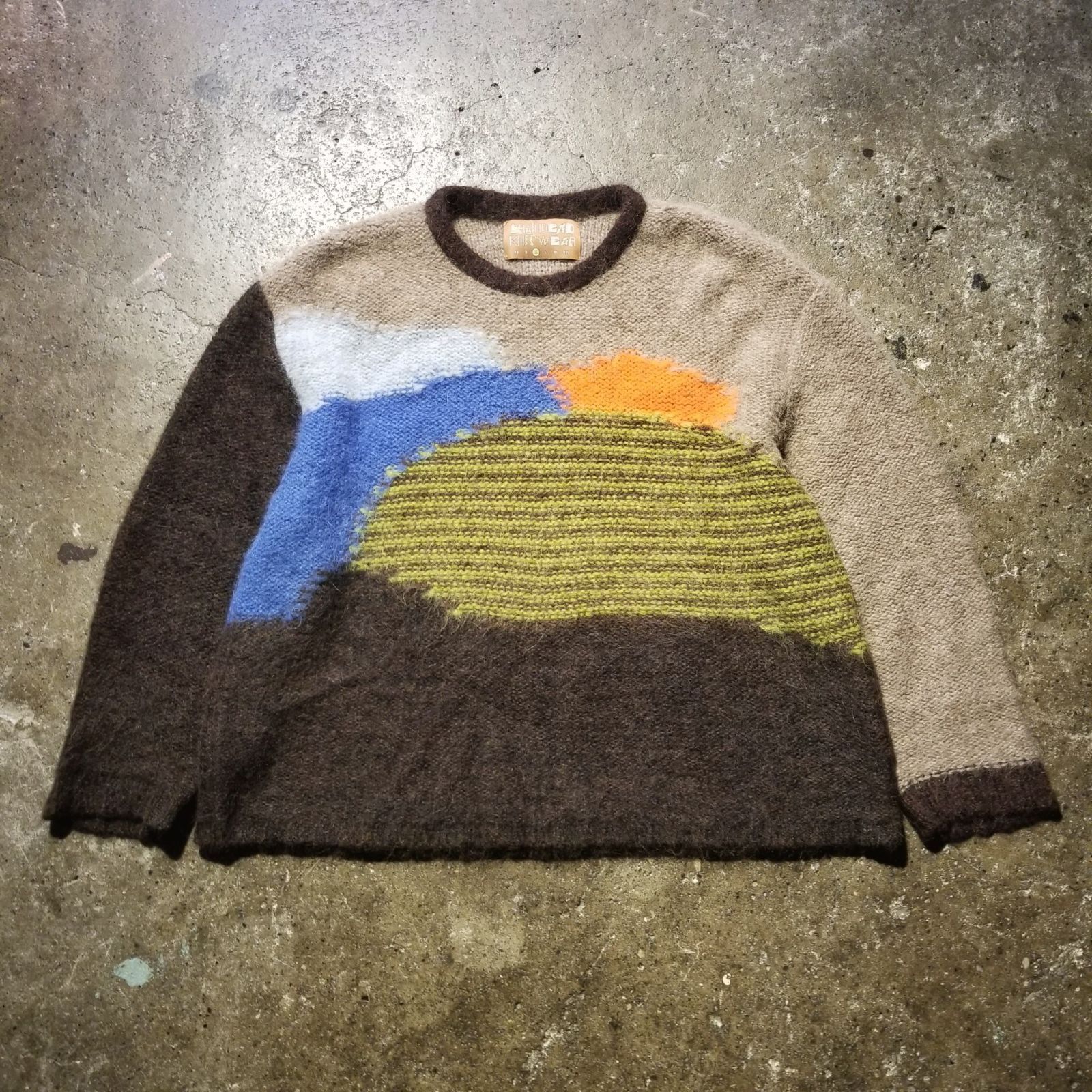 BRAIN DEAD 24aw BOXY KNIT SWEATER M ブレインデッド アルパカウール