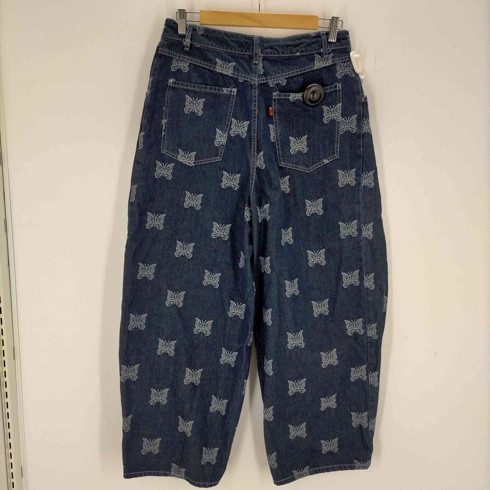 ニードルズ Needles H.D. Pant Jean 総柄パピヨン刺繍 10オンスデニム ヒザデルパンツ メンズ JPN：XS - メルカリ