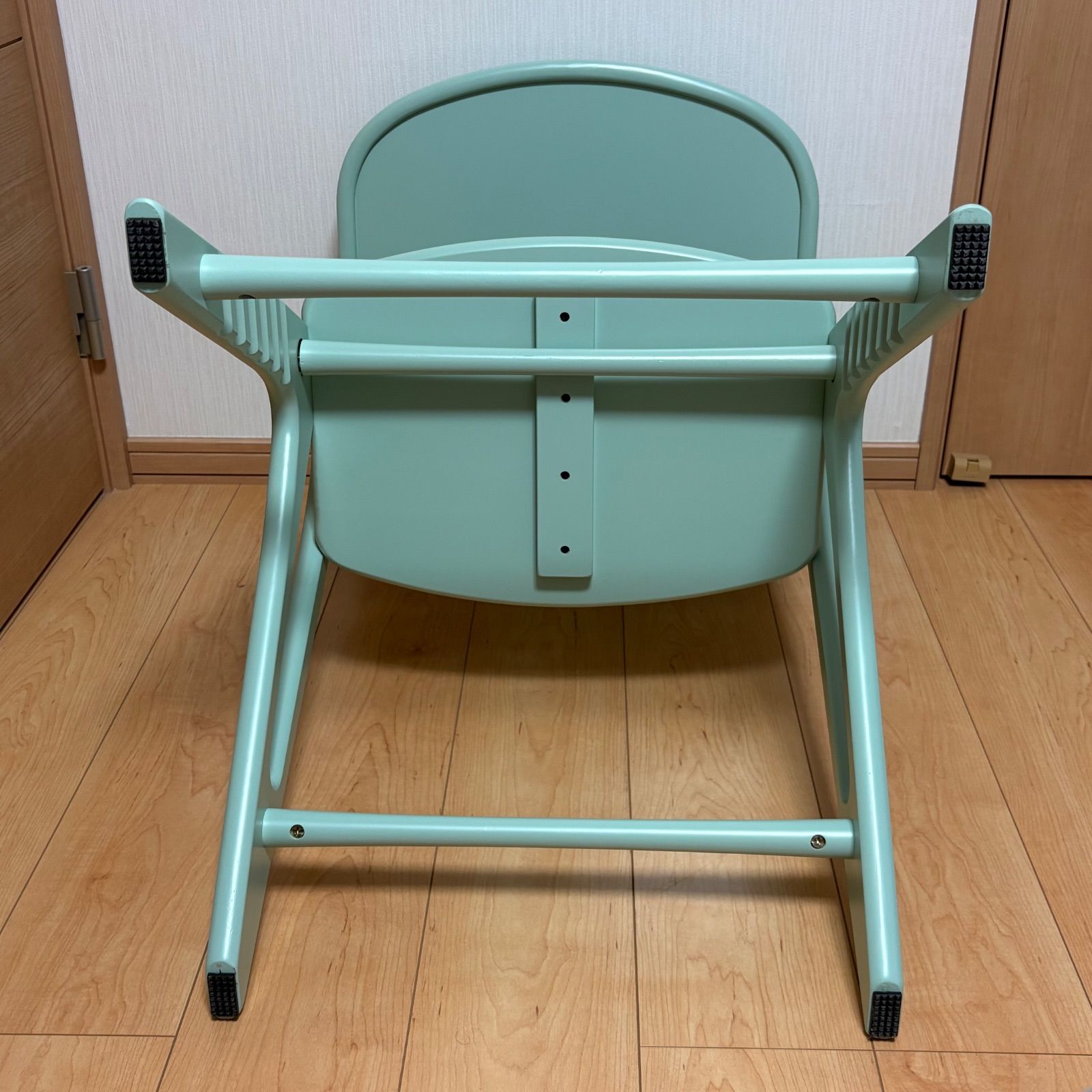 大和屋 アッフルチェア テーブル ガード付き ハーブグリーン STEELWINDOWSANDDOORS_COM