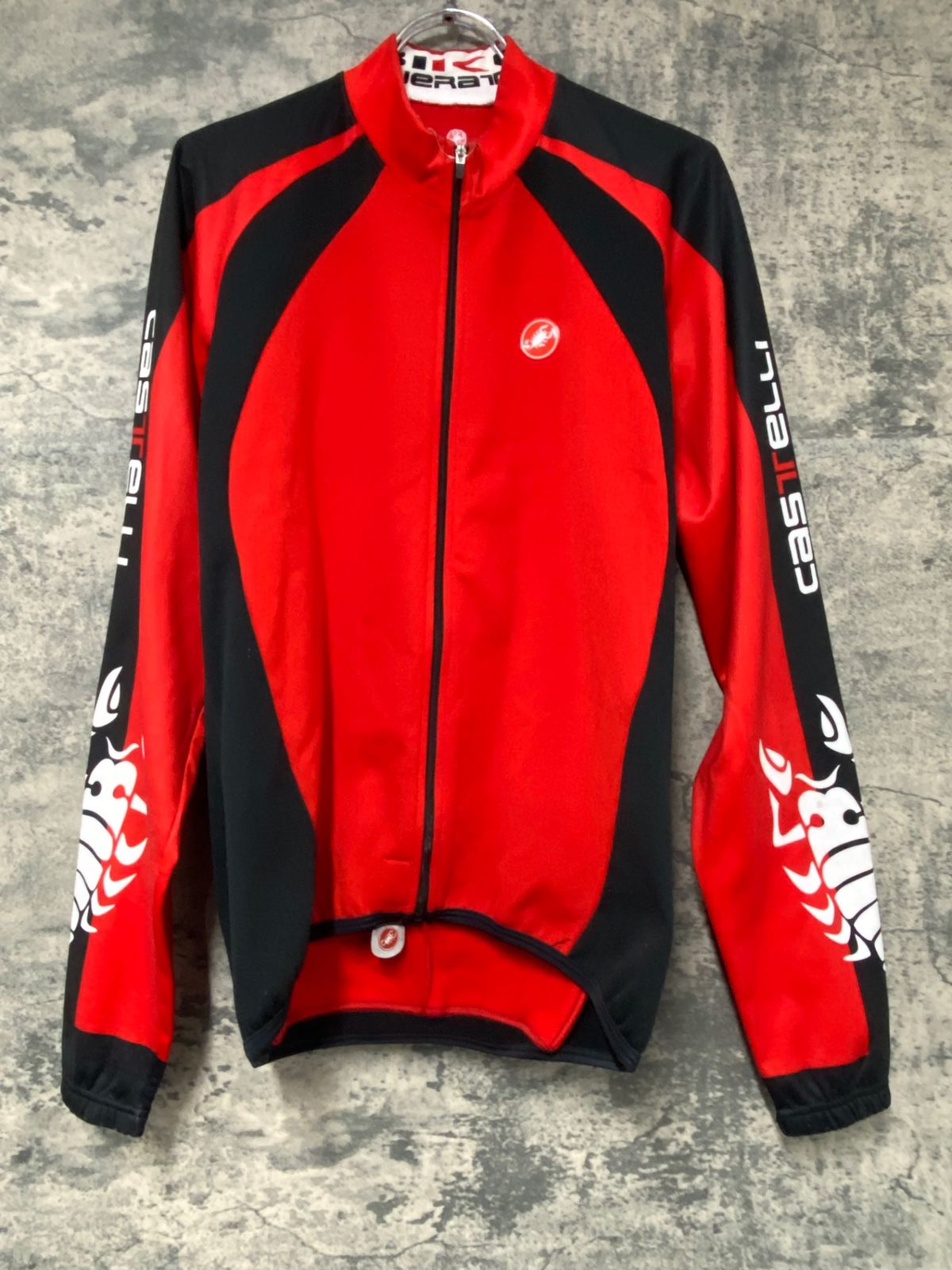 JF446 カステリ CASTELLI ROSSOCORSA 長袖 サイクルジャケット