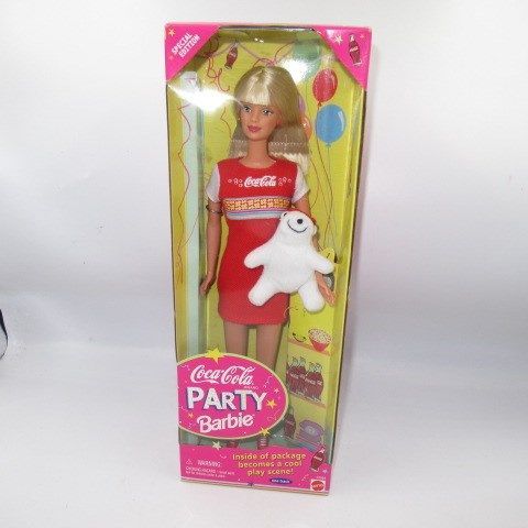 1998年☆90's☆Barbie☆バービー☆Coca-cola Party Barbie☆コカ 