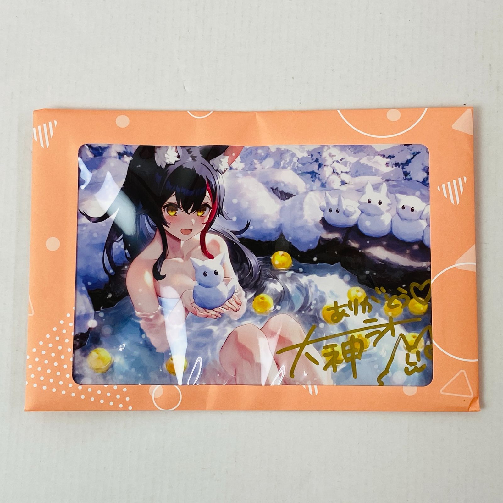 04m2166〇 hololive ホロライブ 大神ミオ グッズ セット [ 直筆