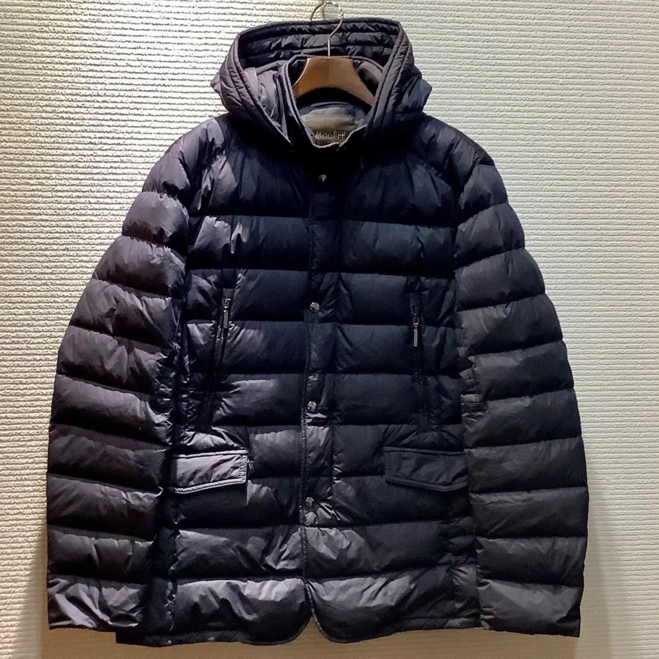 ムーレー MOORER CRAIG クレイグ ダウンジャケット ダウンコート 黒 ブラック グレー 54 メンズ 男性 BCランク F331|T89 MOORER