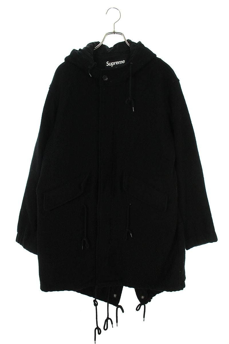 シュプリーム ×ハリスツイード Harris Tweed 16AW Wool Fishtail Parka