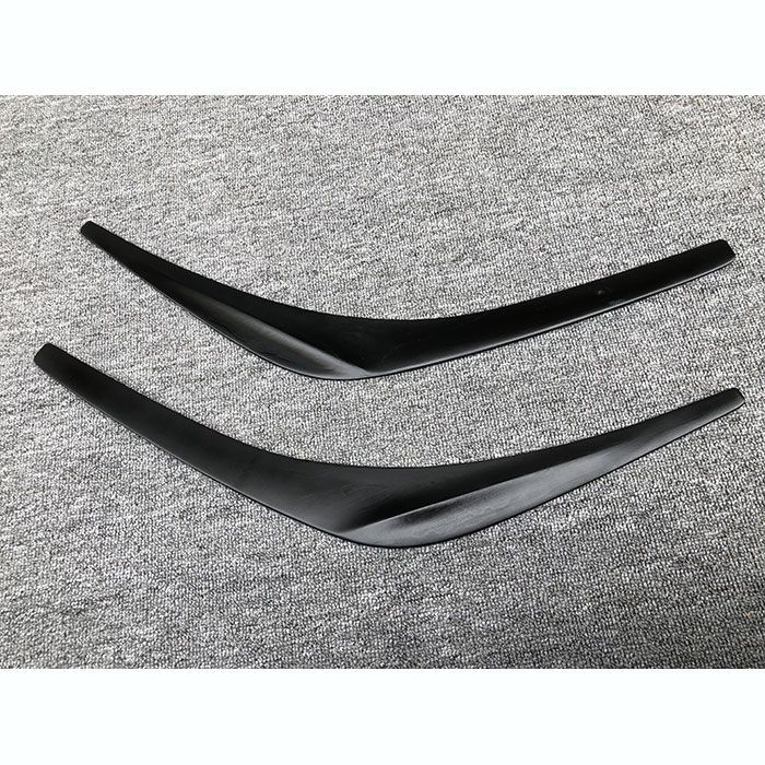 トヨタ カローラ 2019- 対応 大灯用 ヘッドライト アイブロー カーボン調 樹脂製 マットブラック ドレスアップパーツ