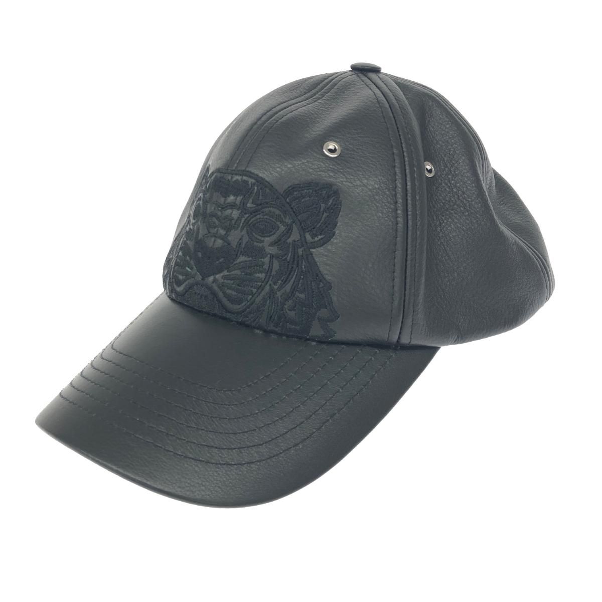 【美品　収納袋、タグ付き】KENZO キャップ エレファント刺繍 美品 収納袋、タグ付き】KENZO キャップ エレファント刺繍