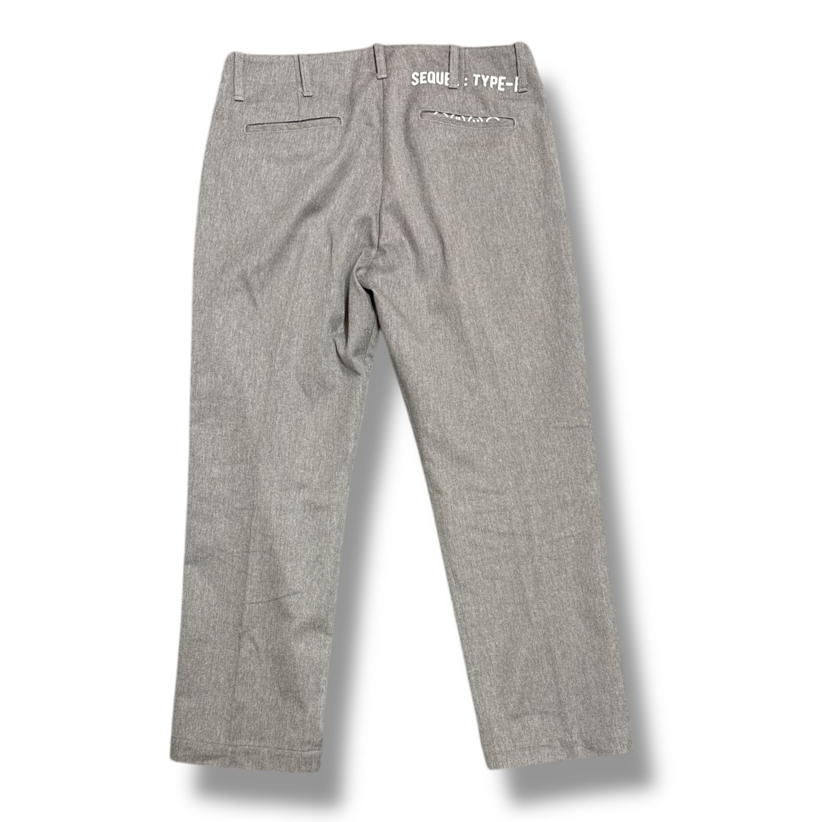 SEQUEL CHINO PANTS TYPE-F チノパンツ スラックス トラウザー シークエル グレー M 90171A7