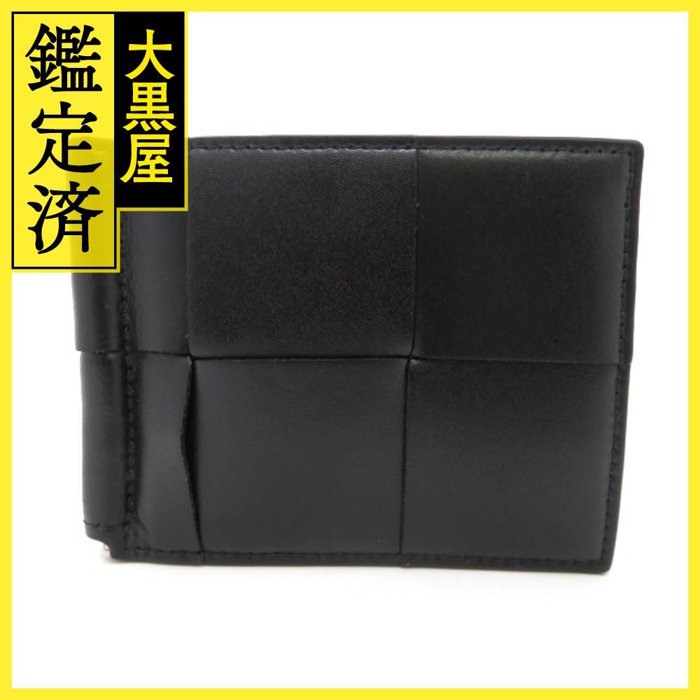BOTTEGA VENETA カセット マネークリップ付き二つ折り財布 BOTTEGA