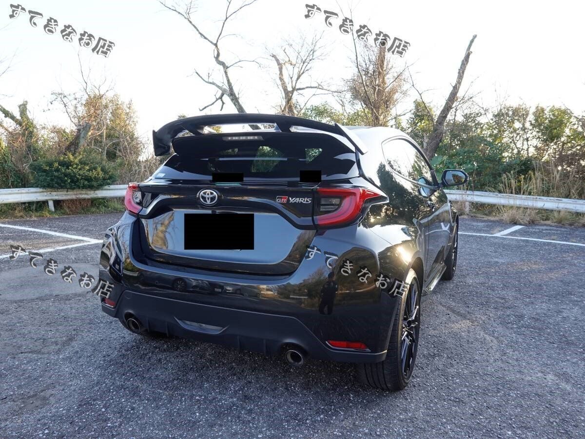 送料無料TOYOTA GRヤリス 大型リアスポイラー カーボン調 エアロカナード 送料無料】新品 TOYOTA GRヤリス 大型リアスポイラー リア