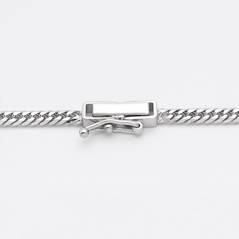 PT850(プラチナ) 喜平ブレスレット 6面ダブル 5.1g 20cm 新品 - メルカリ