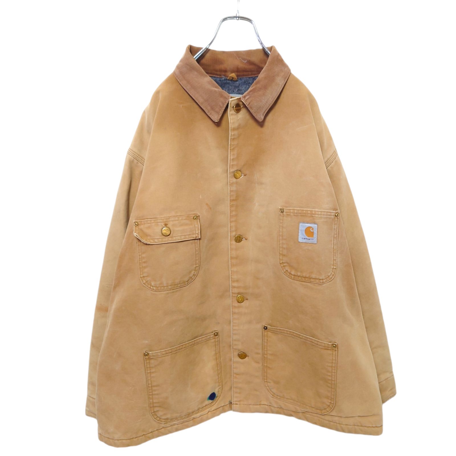 Carhartt】コーデュロイ襟 裏地ブランケット ダック ミシガンチョア