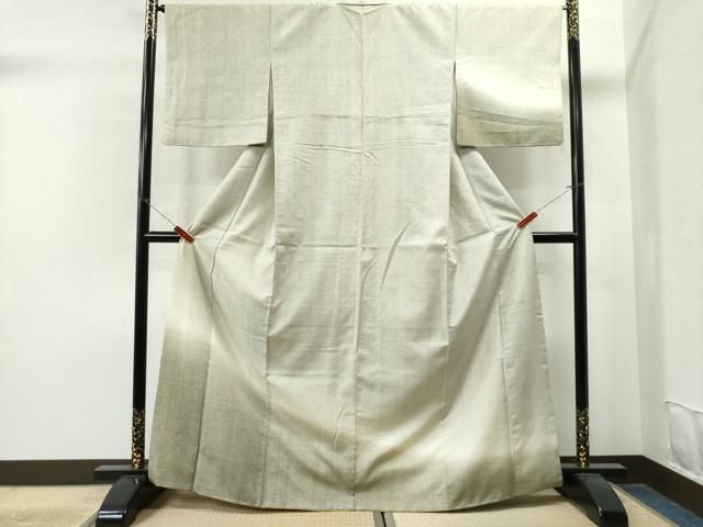 平和屋着物●訪問着 紬地 霞文 正絹 CAAS6756yc