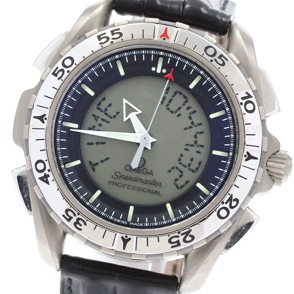 オメガ OMEGA 3990.50.06 スピードマスター クロノグラフ クォーツ メンズ保証書付き_914512