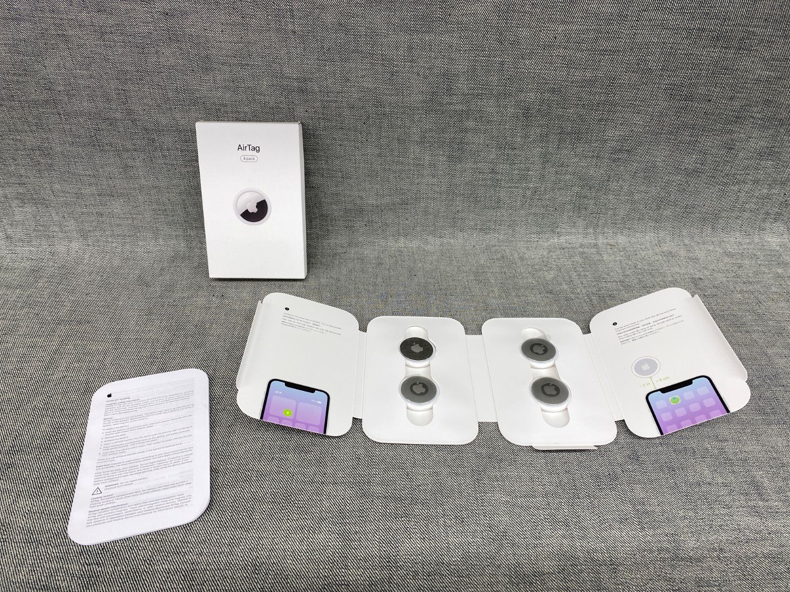 O RN25021413 ≪中古品≫ アップル Air Tag 4pack (4つのうち1つ中古品)