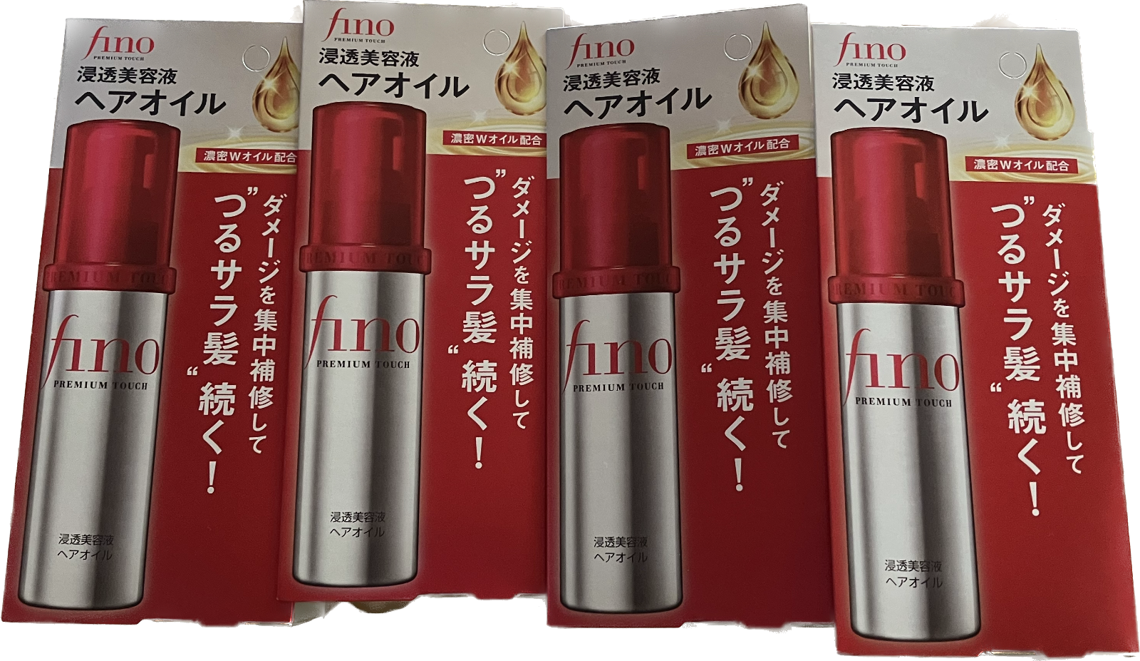 フィーノ プレミアムタッチ 浸透美容液ヘアオイル 4本セット