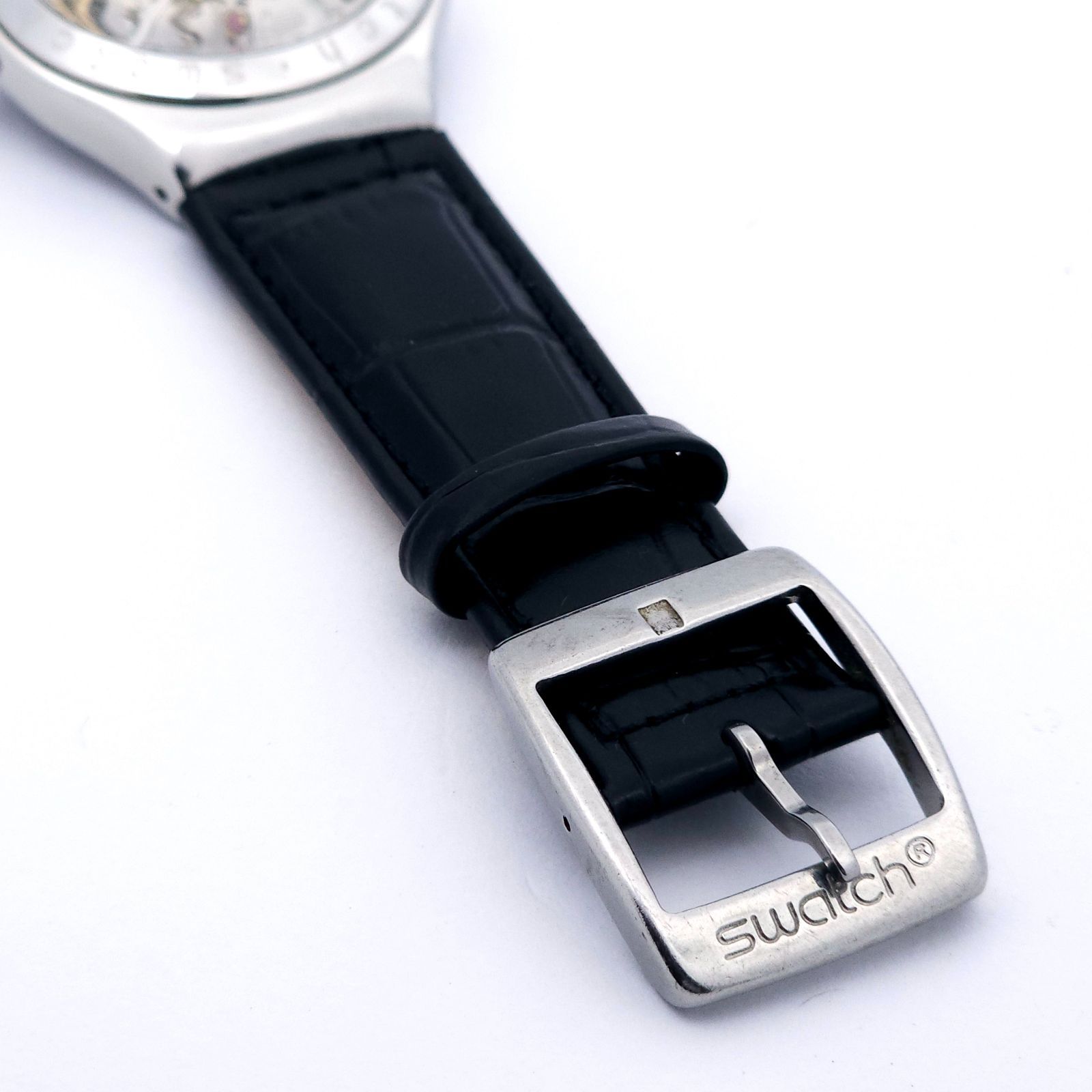 ☆良品 swatch スウォッチ IRONY 自動巻 動作品 両面スケルトン