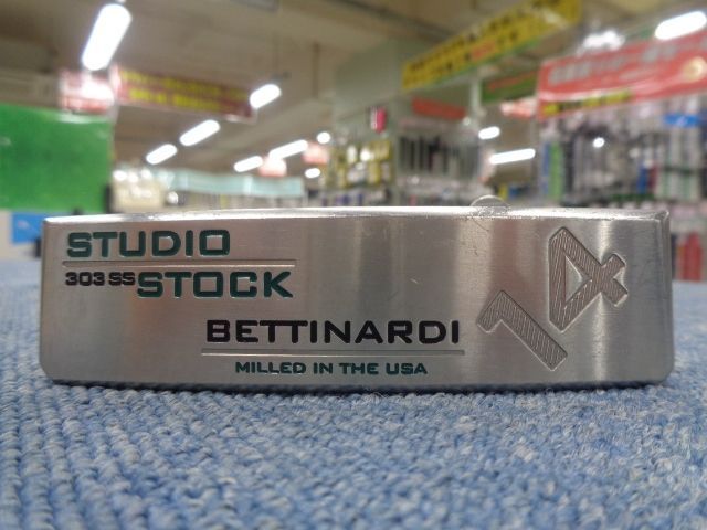 ベティナルディ STUDIO STOCK SS14 2025 パター 600305