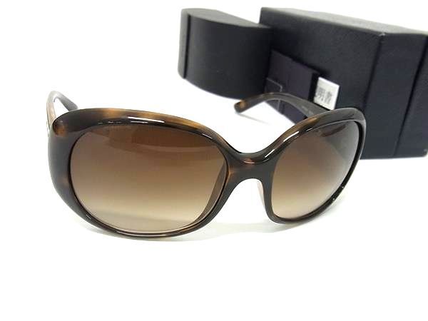 PRADA プラダ サングラス - SPR 26O ブラウン プラスチック ユニセックス べっ甲調 美品【本物保証】 PRADA プラダ サングラス - SPR 26O ブラウン プラスチック ユニ