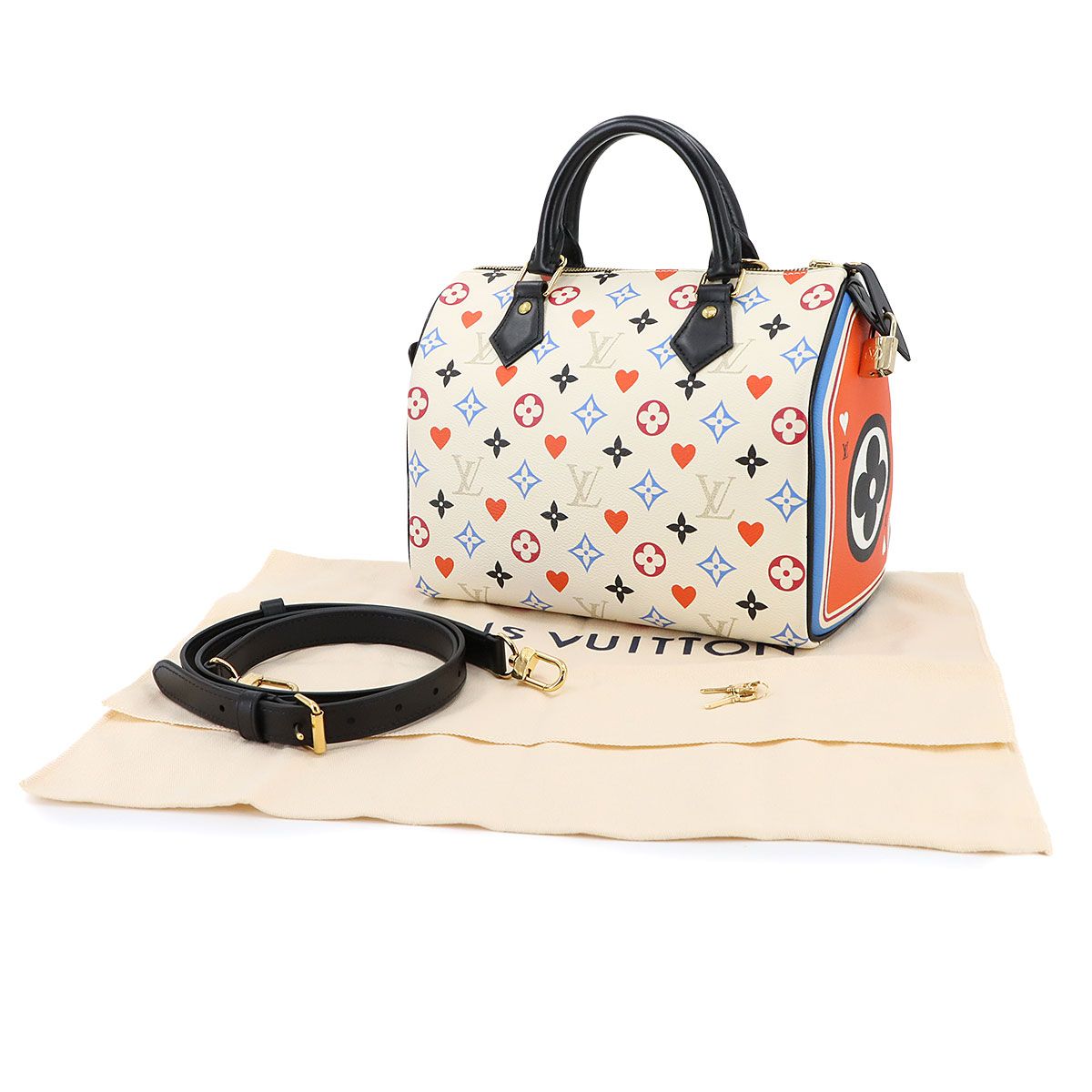 ルイ ヴィトン LOUIS VUITTON ゲーム オン モノグラム スピーディ バンドリエール 25 ブロン ハンド バッグ M 57466