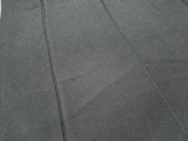 平和屋着物○江戸小紋 鮫小紋柄 黒地 正絹 逸品 CAAY4970ut - メルカリ
