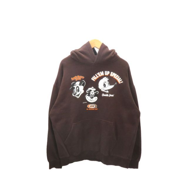 APPLE BUTTER STORE アップルバターストアー パーカー XL APPLE BUTTER STORE A&W CHOCOLATE JESUS HOODIE サイズL