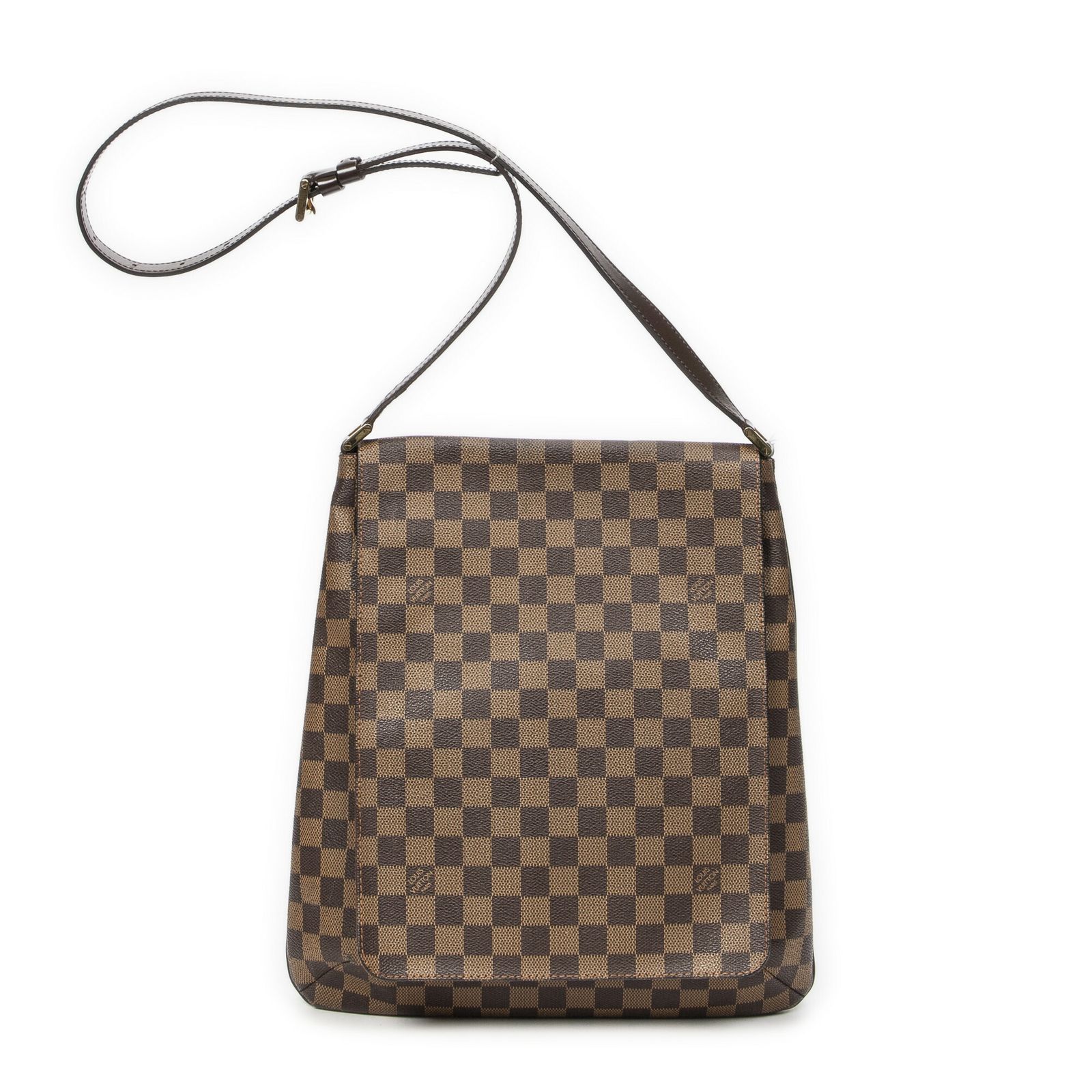 LOUIS VUITTON ルイヴィトンミュゼット茶色ダミエ エベヌA