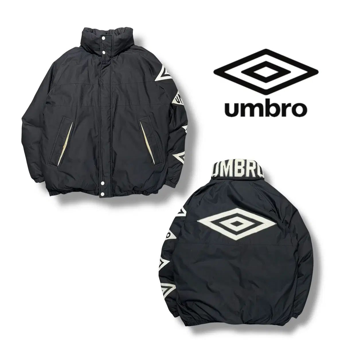 umbro アンブロ ビッグロゴ ダックダウン ダウンジャケット