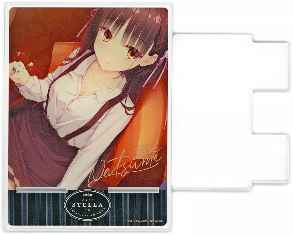 ゆずソフトショップ】 『喫茶ステラと死神の蝶 ビッグアクリルスタンド 各種』各13,200円（税込）が登場！ 存在感があるサイズのアクリルスタンドなので、一緒にティータイム気分！  ※【栞那】は完売しております。 #yuzu_shop #ゆずソフト #喫茶ステラ 喫茶ステラと死神の蝶 ナツメ アクリルスタンド